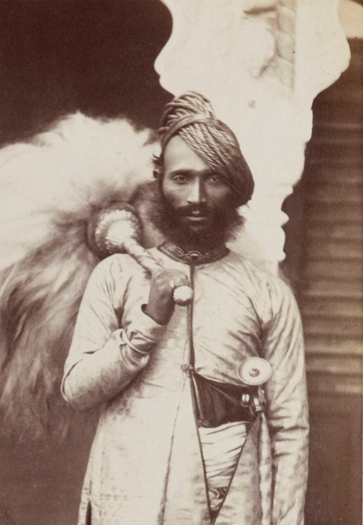 Lala Deen Dayal (Indian, 1844-1905) 'Portrait of Sir Pratab Singh, Maharajah of Orchla, with his entourage India' 1882 (detail) Lala Deen Dayal (Indian, 1844-1905) 'Portrait of Sir Pratab Singh, Maharajah of Orchla, with his entourage India' 1882 (detail)