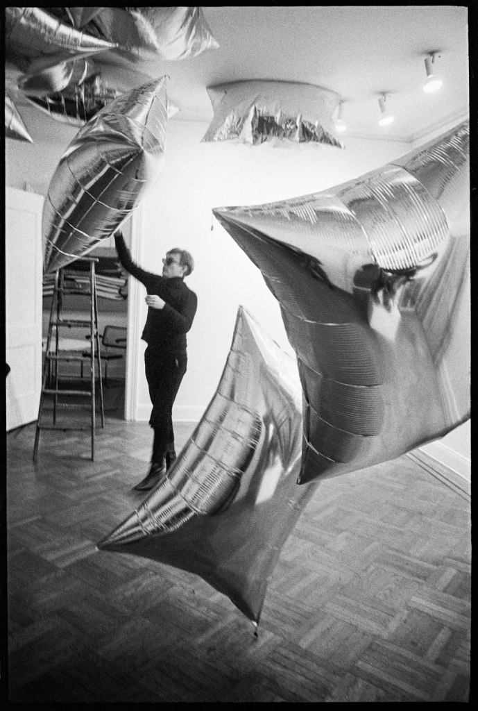 Nat Finkelstein (American, 1993-2009) 'Silver Clouds installation, Leo Castelli Gallery' 1966