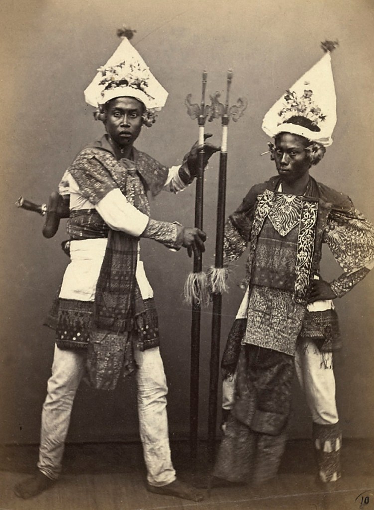 Isidore Van Kinsbergen (Dutch-Belgian, 1821-1905) 'Baris, Warrior dancers Bali' Indonesia, 1865-1866 Isidore Van Kinsbergen (Dutch-Belgian, 1821-1905) 'Baris, Warrior dancers Bali' Indonesia, 1865-1866