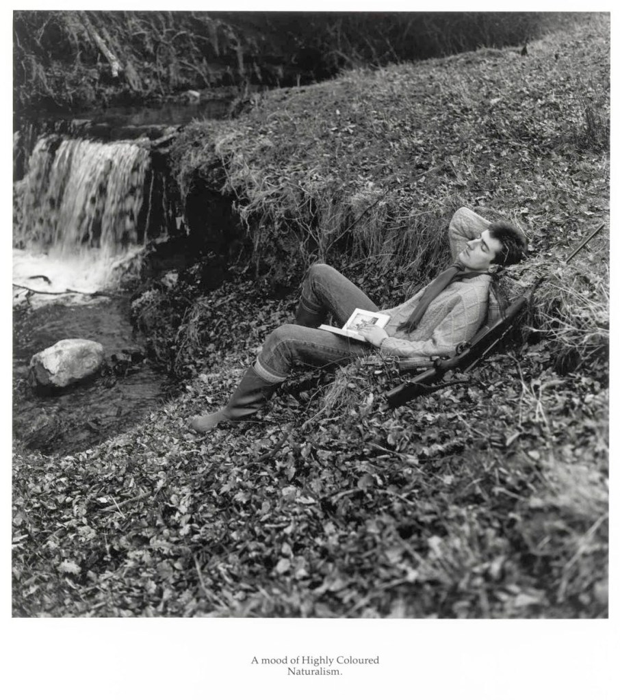 Karen Knorr (American born Germany, b. 1954) 'A mood of Highly Coloured Naturalism' 1983 from the series 'Country Life'