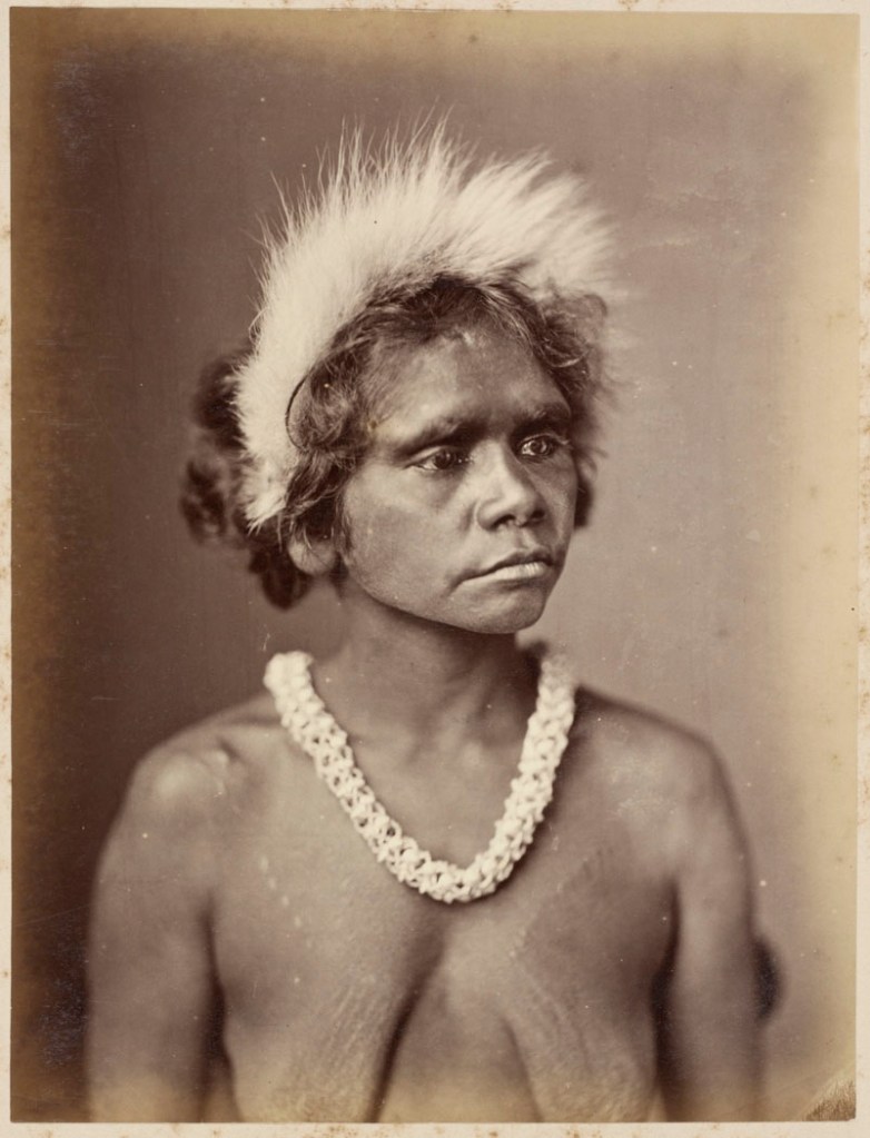 John William Lindt (Australian born Germany, 1845-1926) 'Mary Ann of Ulmarra' (Mary Ann Williams, née Cowan) 1873 from the exhibition 'Photographs. An Early Album of the World (1842-1911)' at the musée du quai Branly – Jacques Chirac, Paris, April - July, 2023 John William Lindt (Australian born Germany, 1845-1926) 'Mary Ann of Ulmarra' (Mary Ann Williams, née Cowan) 1873 from the exhibition 'Photographs. An Early Album of the World (1842-1911)' at the musée du quai Branly – Jacques Chirac, Paris, April - July, 2023