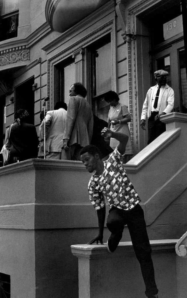 Ming Smith (American, b. 1950) 'Jump, Harlem, New York' 1976