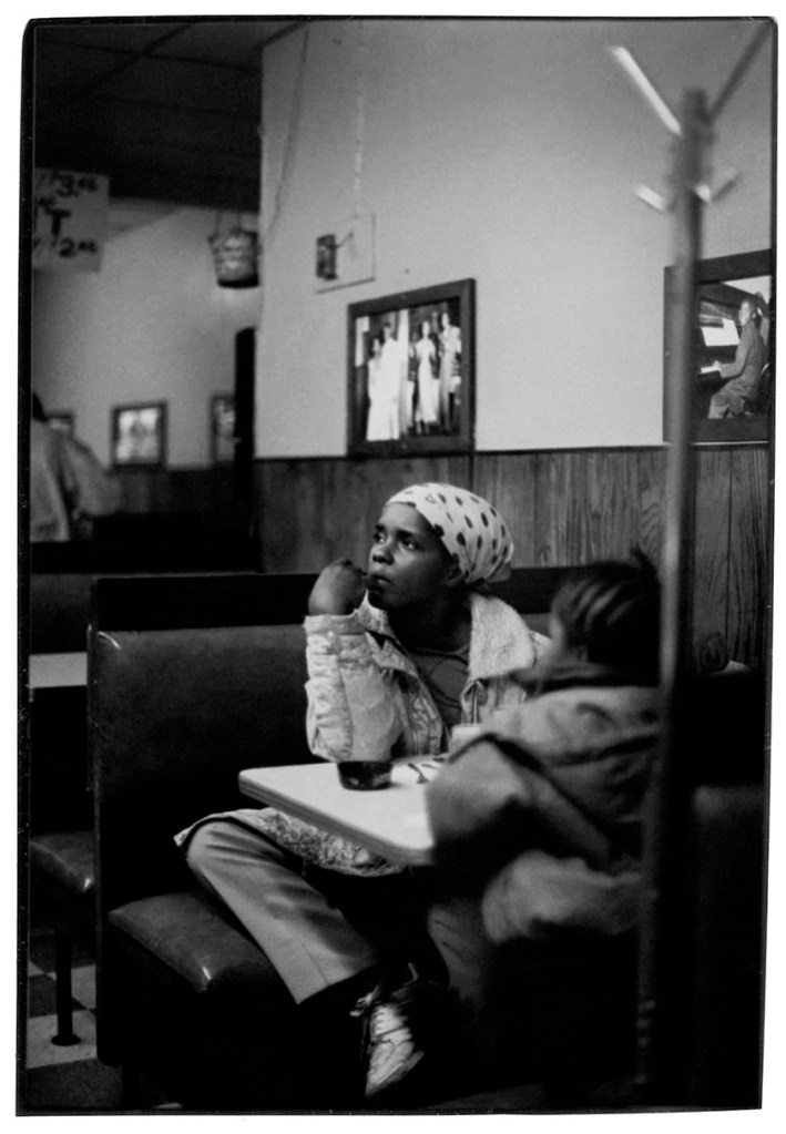 Ming Smith (American, b. 1950) 'Mother and Child Deciding, Pittsburgh' 1991