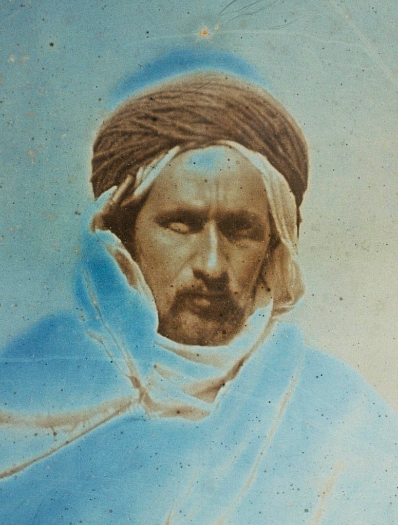 Henri Jacquart (French, 1809 died after 1873) 'Ali ben Mohamed, 29 ans, Arab from the plain' September 1851 (detail) Henri Jacquart (French, 1809 died after 1873) 'Ali ben Mohamed, 29 ans, Arab from the plain' September 1851 (detail)