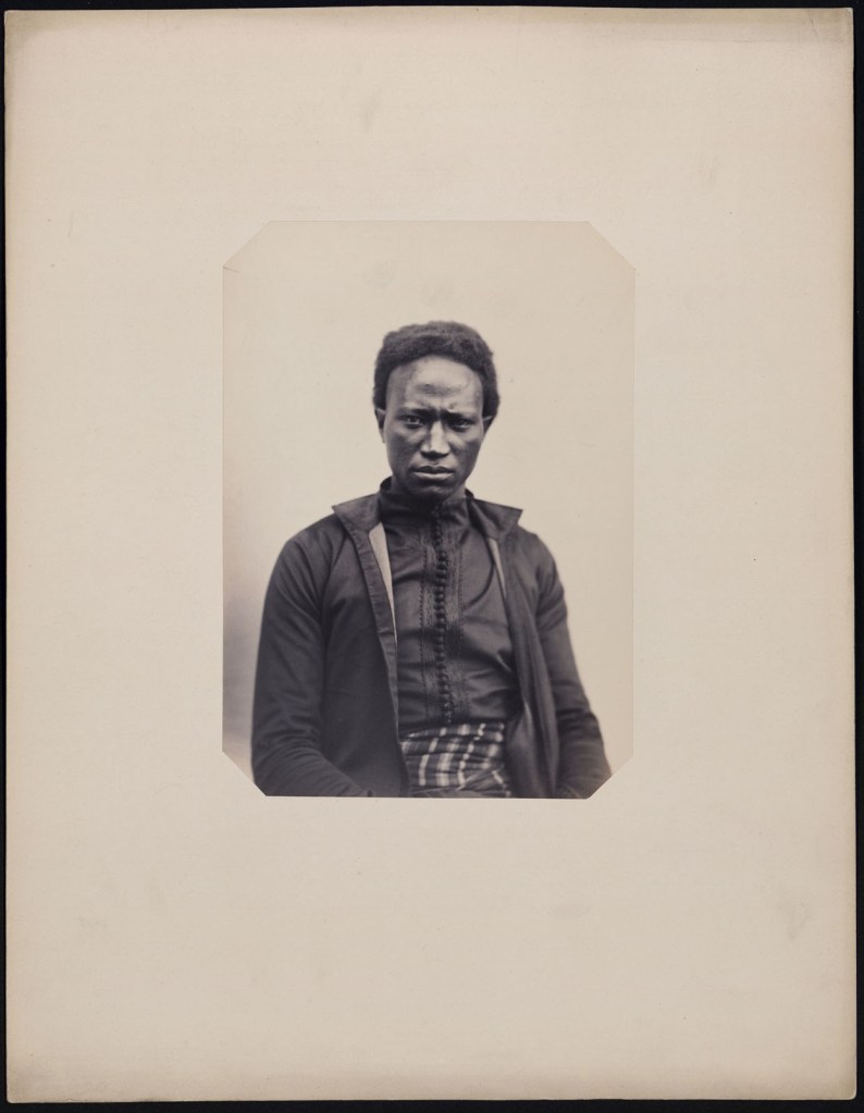 Jacques Philippe Potteau (French, 1807-1876) 'Mostapha Ahmed (21), Nubian born in Mudrici d'Ungle' Paris, France, 1862 Jacques Philippe Potteau (French, 1807-1876) 'Mostapha Ahmed (21), Nubian born in Mudrici d'Ungle' Paris, France, 1862