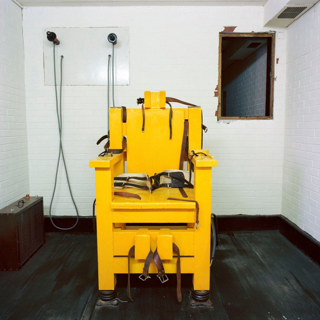 Lucinda Devlin (American, b. 1947) 'Electric Chair, Holman Unit, Atmore, Alabama' 1991