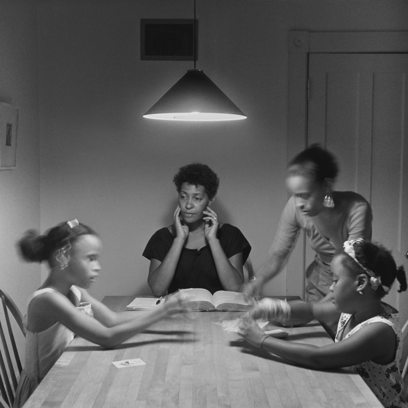 Carrie Mae Weems (American, b. 1953) 'Untitled (Woman and daughter with children)' 1990 From the series 'Kitchen Table'