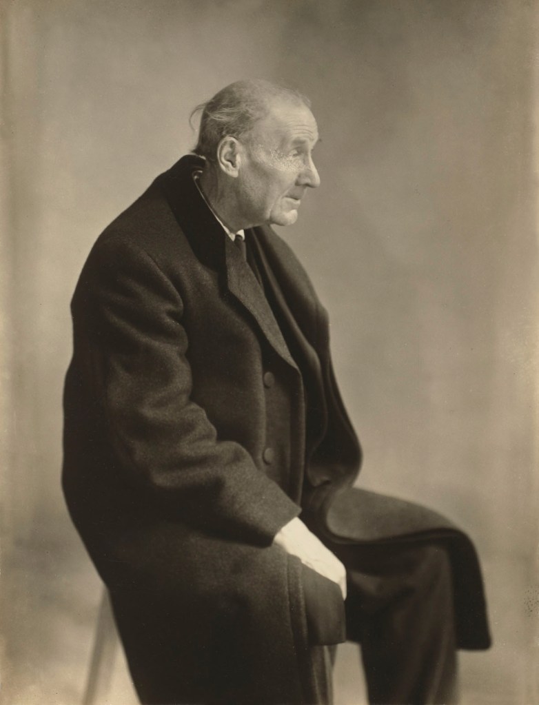 Berenice Abbott (American, 1898-1991) 'Eugène Atget' 1927 from the exhibition 'Berenice Abbott's New York Album, 1929' at the Metropolitan Museum of Art, New York, March - September, 2023