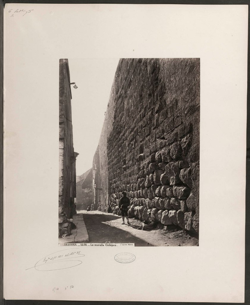 Jules Ainaud (French, 1837-1900) 'Tarragona. The Cyclopean Wall' 1871-1872