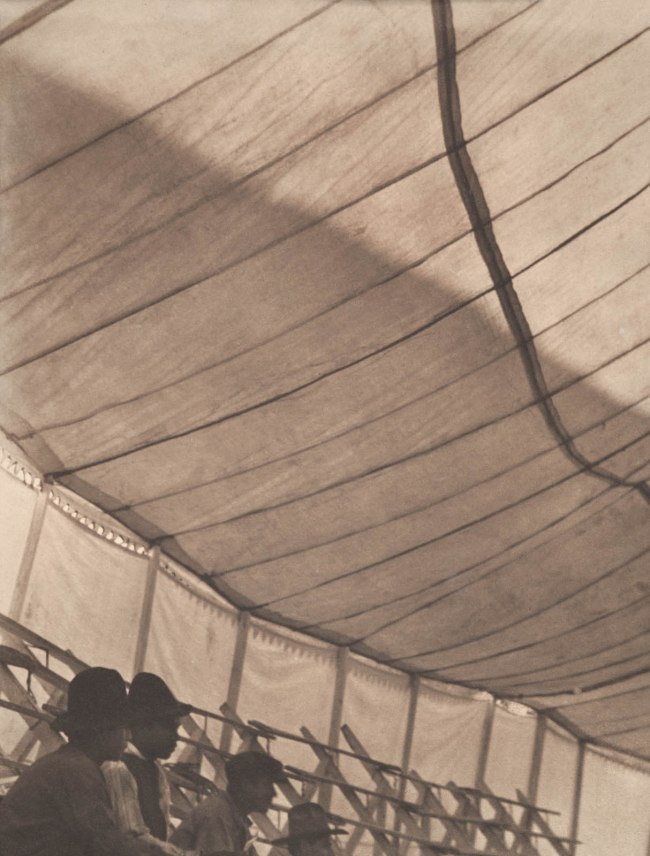 Tina Modotti (Italian, 1896-1942) 'Circus tent' Mexico, 1924 from the exhibition 'Tina Modotti' at Fundación MAPFRE Photography Center (Barcelona), June - Sept 2023