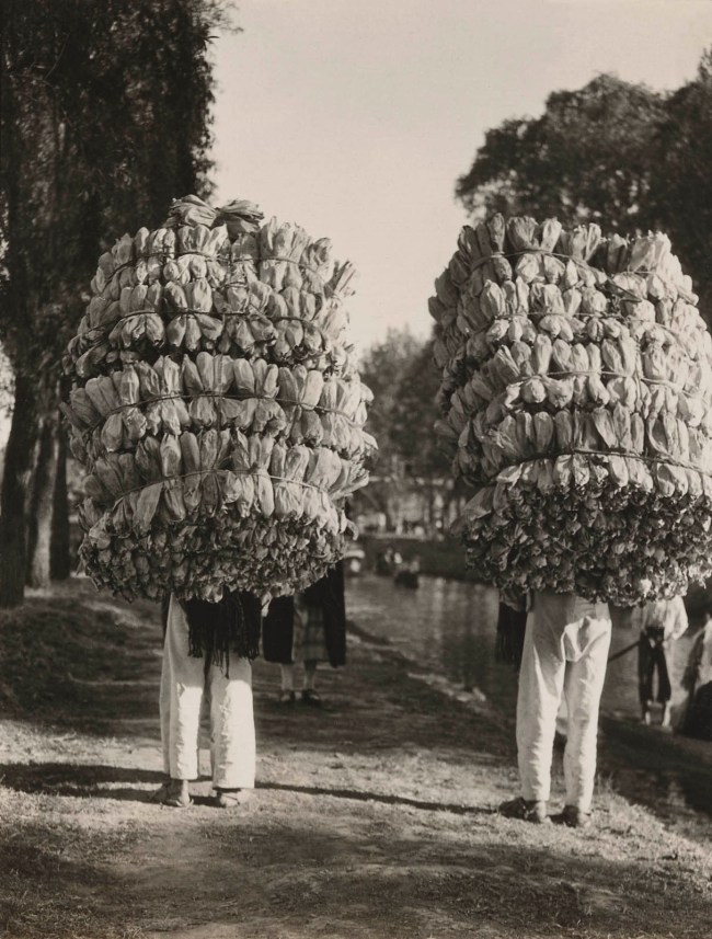 Tina Modotti (Italian, 1896-1942) 'Untitled (Indians carrying loads of corn husks for the making of "tamales")' 1926-1929