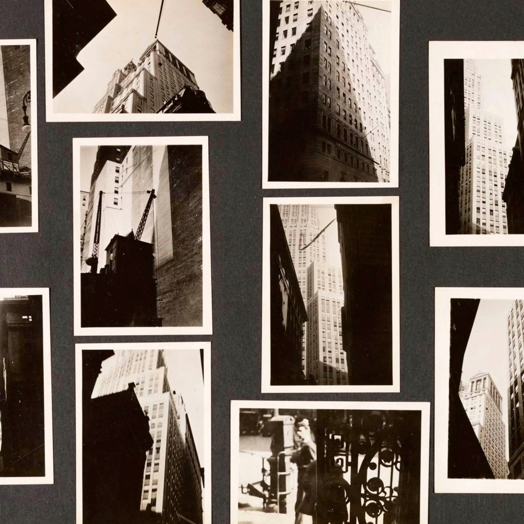 Berenice Abbott (American, 1898-1991) [Album Page 1: Financial District, Broadway and Wall Street Vicinity, Manhattan] 1929 (detail)