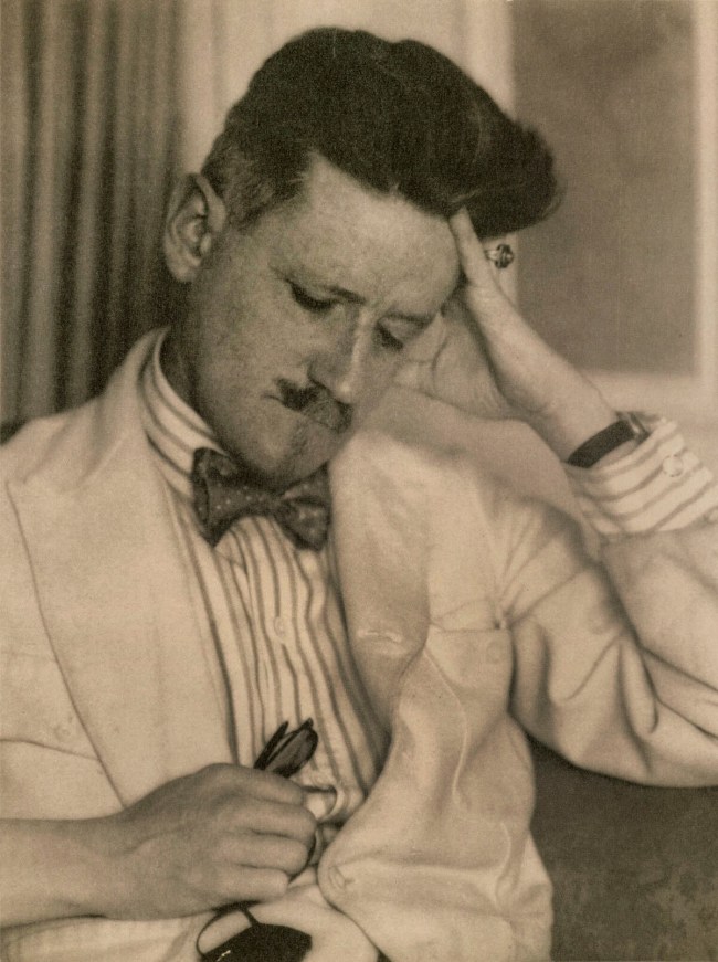 Berenice Abbott (American, 1898-1991) 'James Joyce' 1926 from the exhibition 'Berenice Abbott's New York Album, 1929' at the Metropolitan Museum of Art, New York, March - Sept 2023