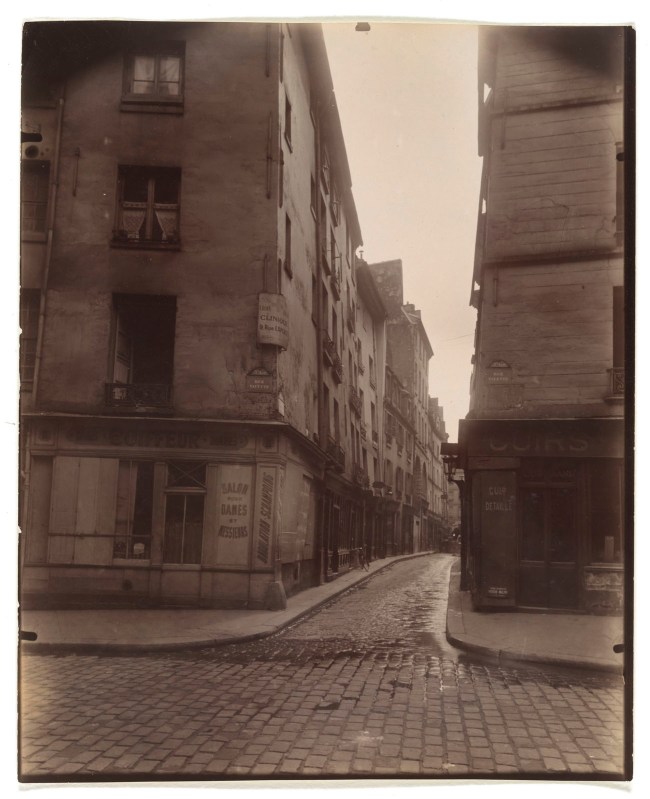 Eugène Atget (French, 1857-1927) 'Rue Laplace and Rue Valette, Paris' 1926