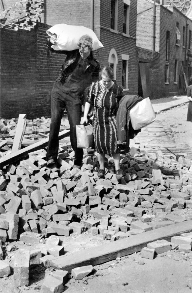 Bert Hardy (British, 1913-1995) 'Bombed East End' 1940