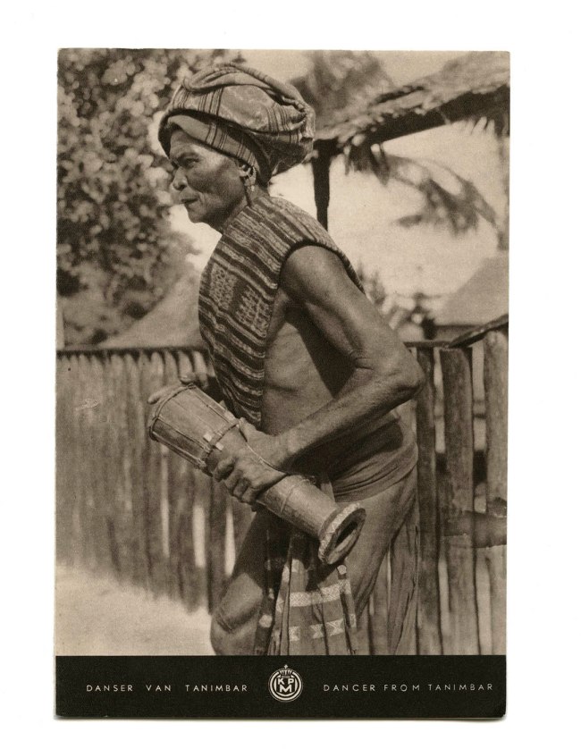 Unknown photographer. 'Danser van Tanimbar / Dancer from Tanimbar' April 1938