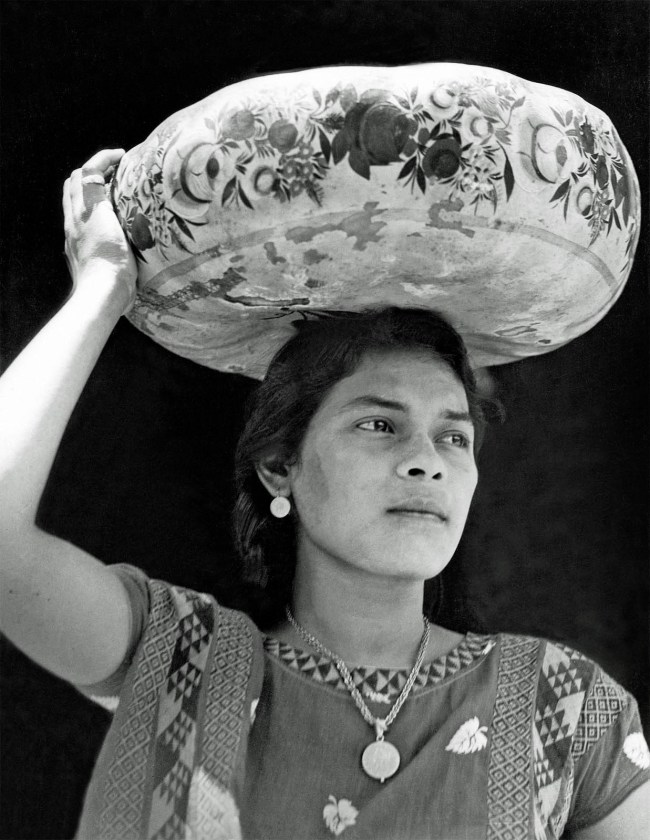 Tina Modotti (Italian, 1896-1942) 'Mujer con Jicara en la cabeza' (Woman with Jicara on her head) Juchitán, Oaxaca, 1929