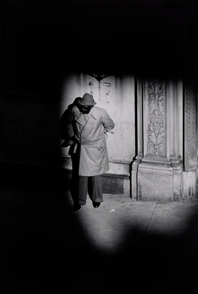 Louis Stettner (American, 1922-2016) 'Man out of the Shadow, New York' (Hombre fur de la sombra, Nueva York) 1980-1981