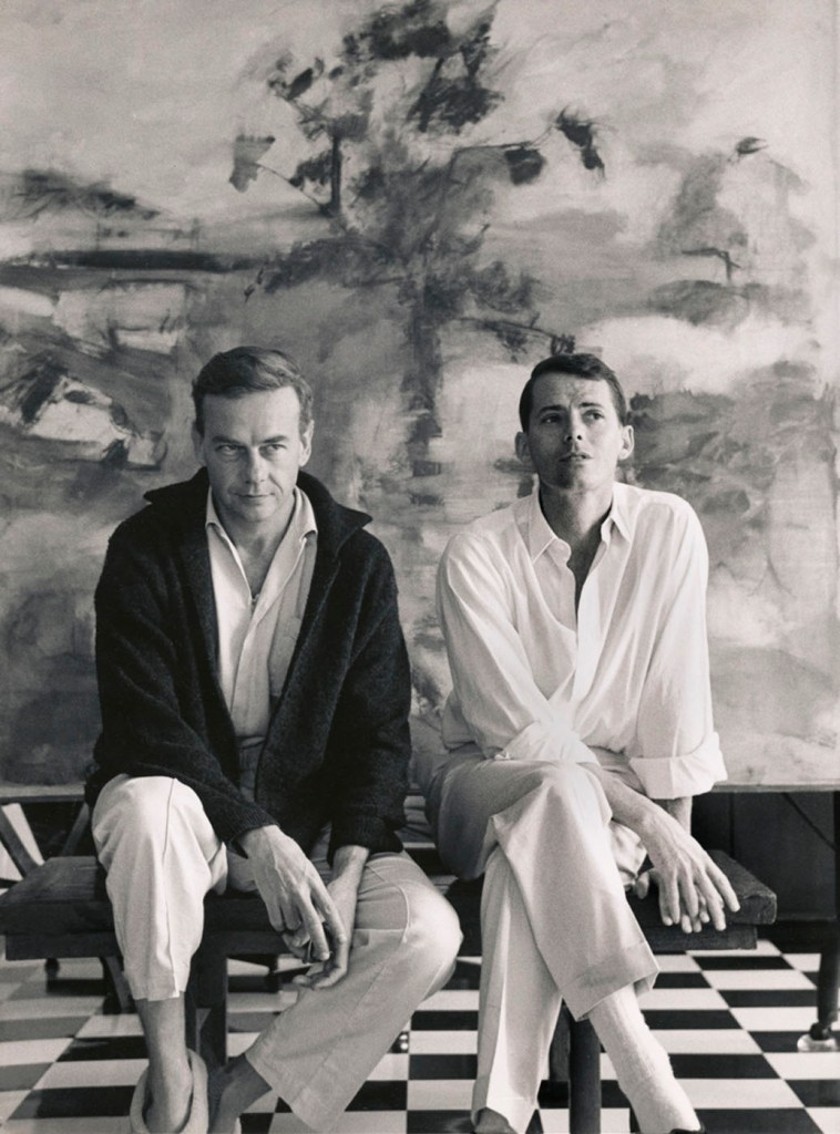Rollie McKenna (American, 1918-2003) 'David Jackson and James Merrill, Stonington, Connecticut' 1961
