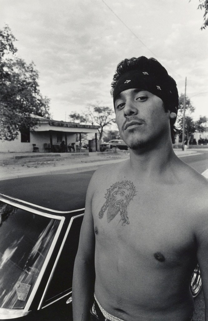 Miguel A. Gandert (American, b. 1956) 'Juanito with Jesus Tattoo, Albuerquerque, NM' 1986