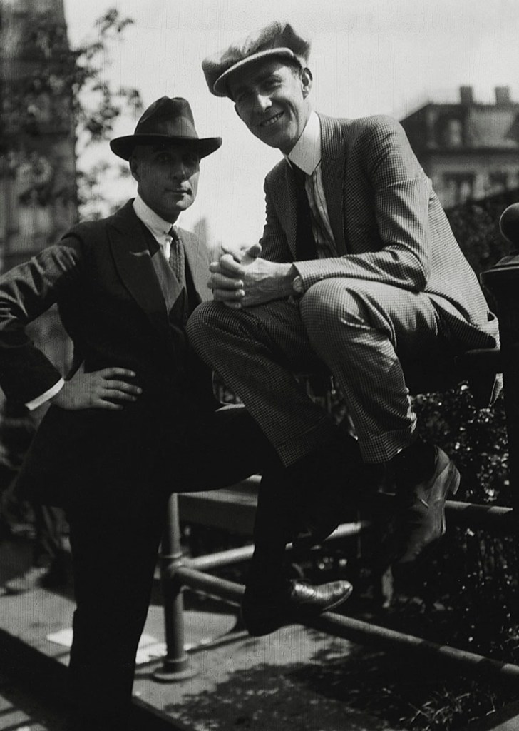 Francis J. Bruguière (American, 1879-1945) 'Self-portrait with Friend' c. 1912