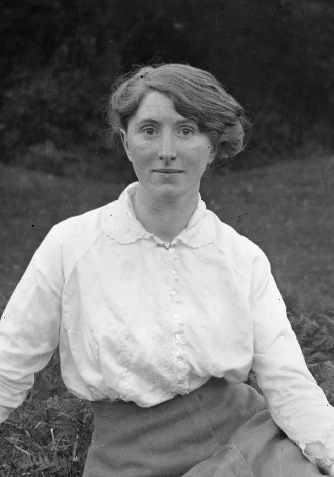 Richard Jenkins (British, 1890-1964) 'Untitled [Woman lying in the grass]' Nd (detail)