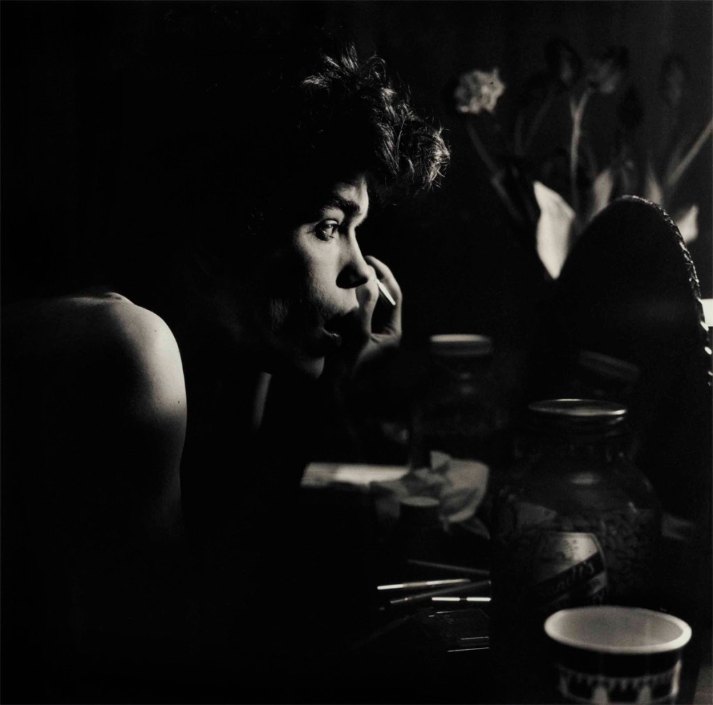 Peter Hujar (American, 1934-1987) 'David Brintzenhofe Applying Makeup' 1982