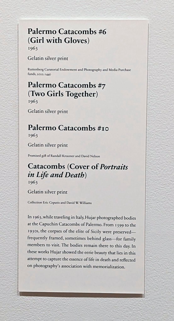 Wall text from the exhibition 'Peter Hujar: Performance and Portraiture' at the Art Institute of Chicago