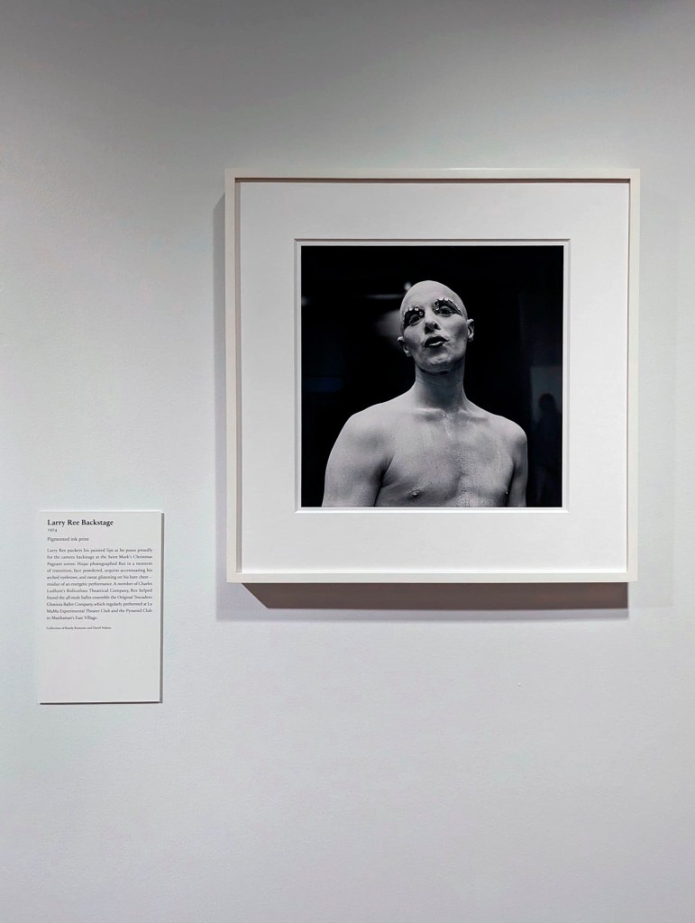 Peter Hujar (American, 1934-1987) 'Larry Ree Backstage' 1974 (installation view)