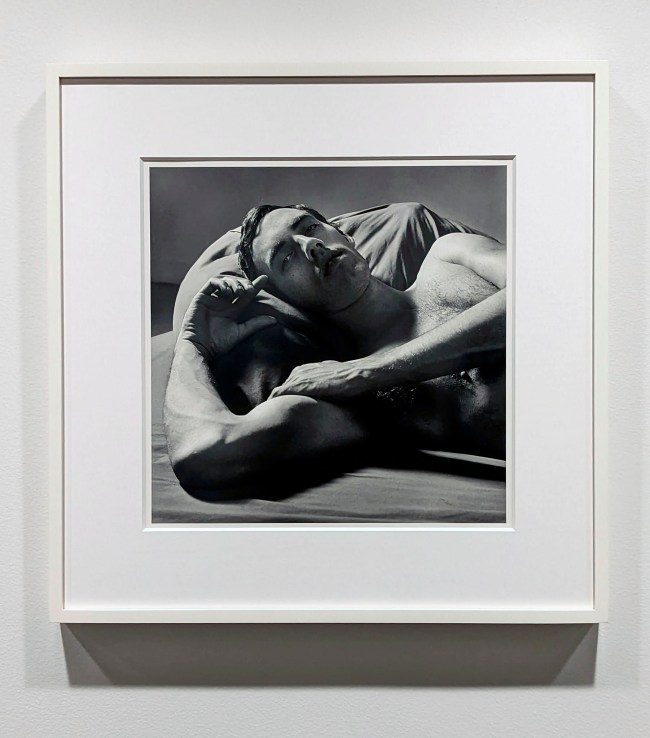 Peter Hujar (American, 1934-1987) David Wojnarowicz Reclining (II) 1981 (installation view)