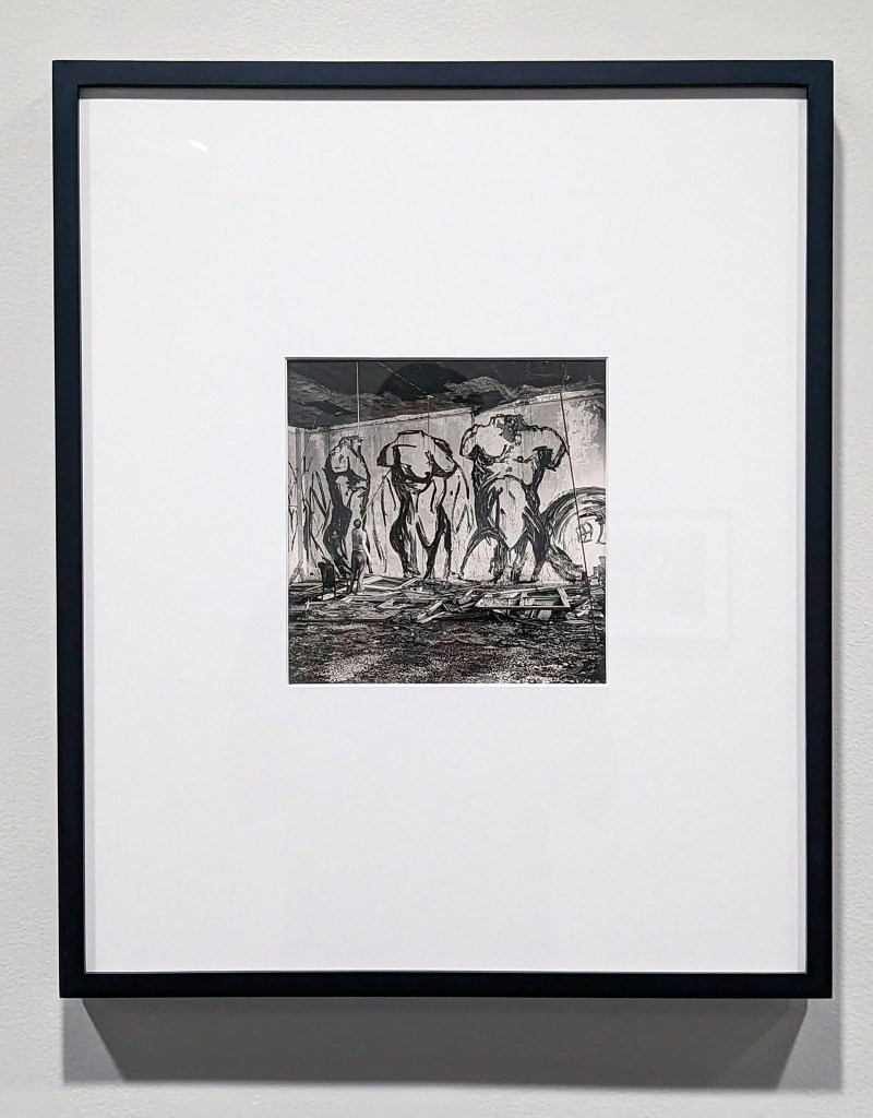 Peter Hujar (American, 1934-1987) 'Canal Street Piers: Luis Frangella Painting' 1983 (installation view)