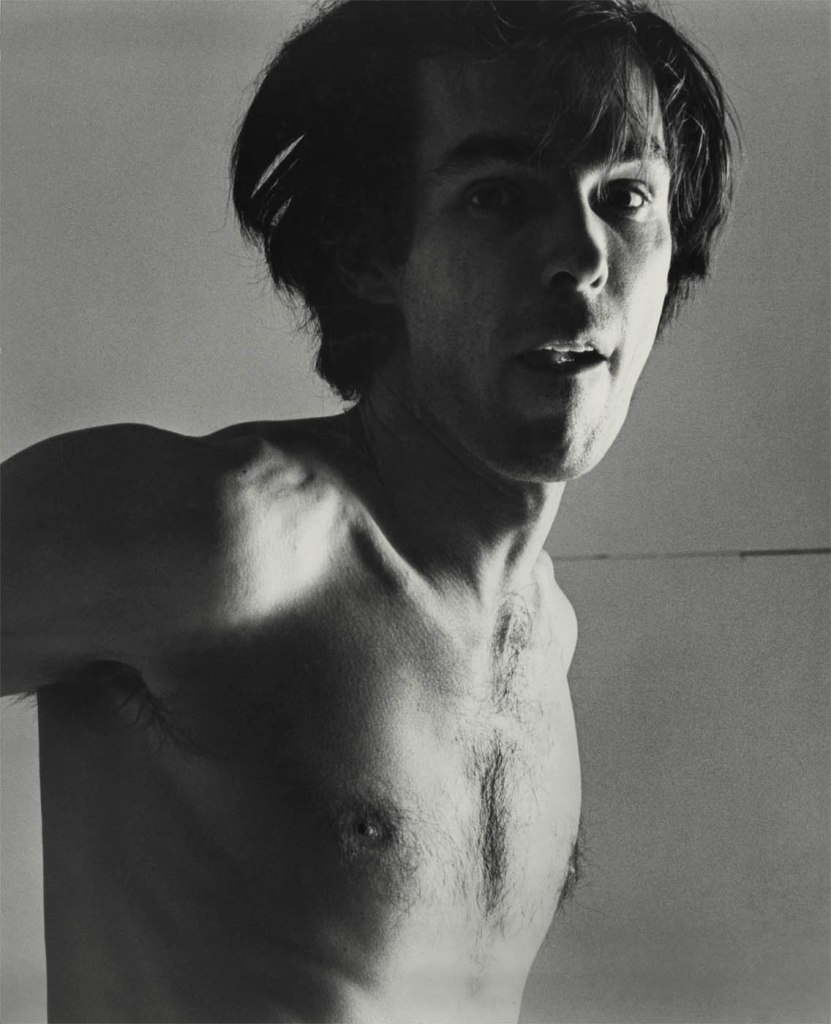 Peter Hujar (American, 1934-1987) 'Nude Self-Portrait Series #5' 1967 from the exhibition 'Peter Hujar: Performance and Portraiture' at the Art Institute of Chicago, May - Oct 2023