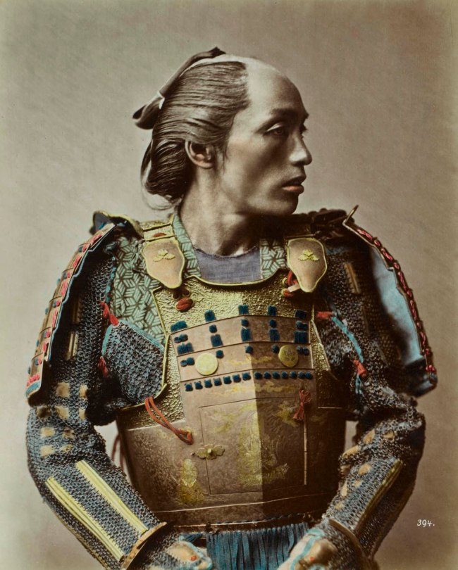 Baron Raimund von Stillfried (Austrian, 1839-1911) 'Japanese man in armour' 1881