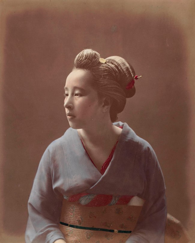 Baron Raimund von Stillfried (Austrian, 1839-1911) 'Young Lady' c. 1875