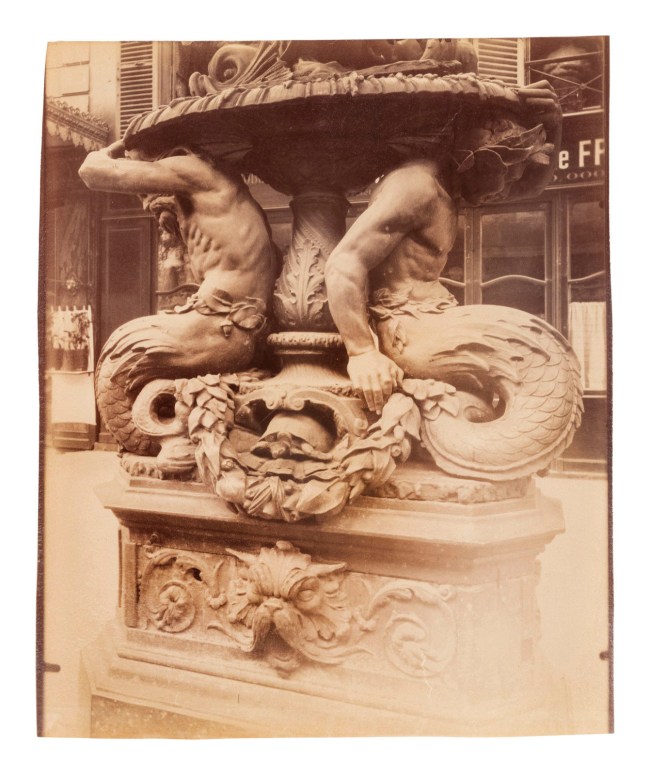Eugène Atget (French, 1857-1927) 'Fontaine, faubourg Saint-Martin' 1912