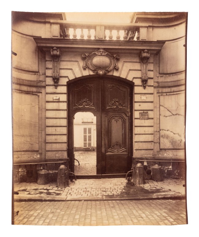 Eugène Atget (French, 1857-1927) 'Hôtel d'Argouges de Lyon, rue Séguier 16' 1900