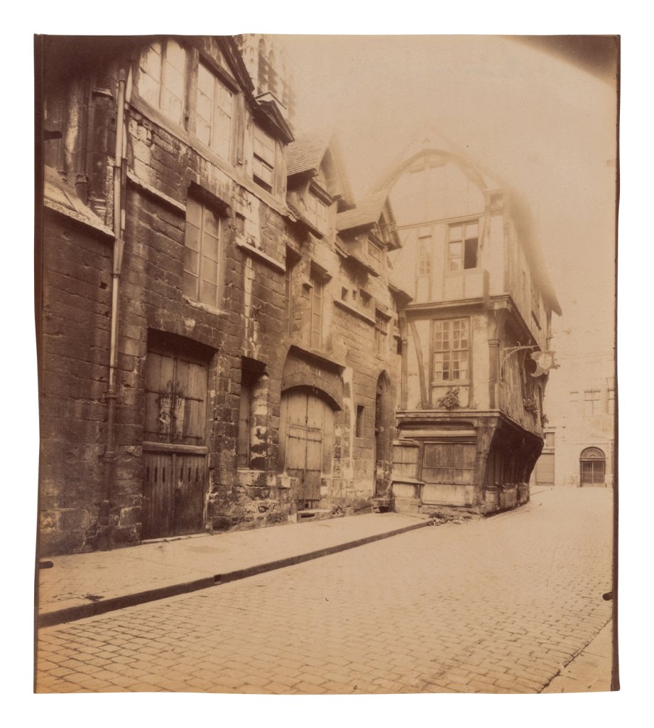 Eugène Atget (French, 1857-1927) 'Maison, rue Saint-Romain [Rouen]' 1907