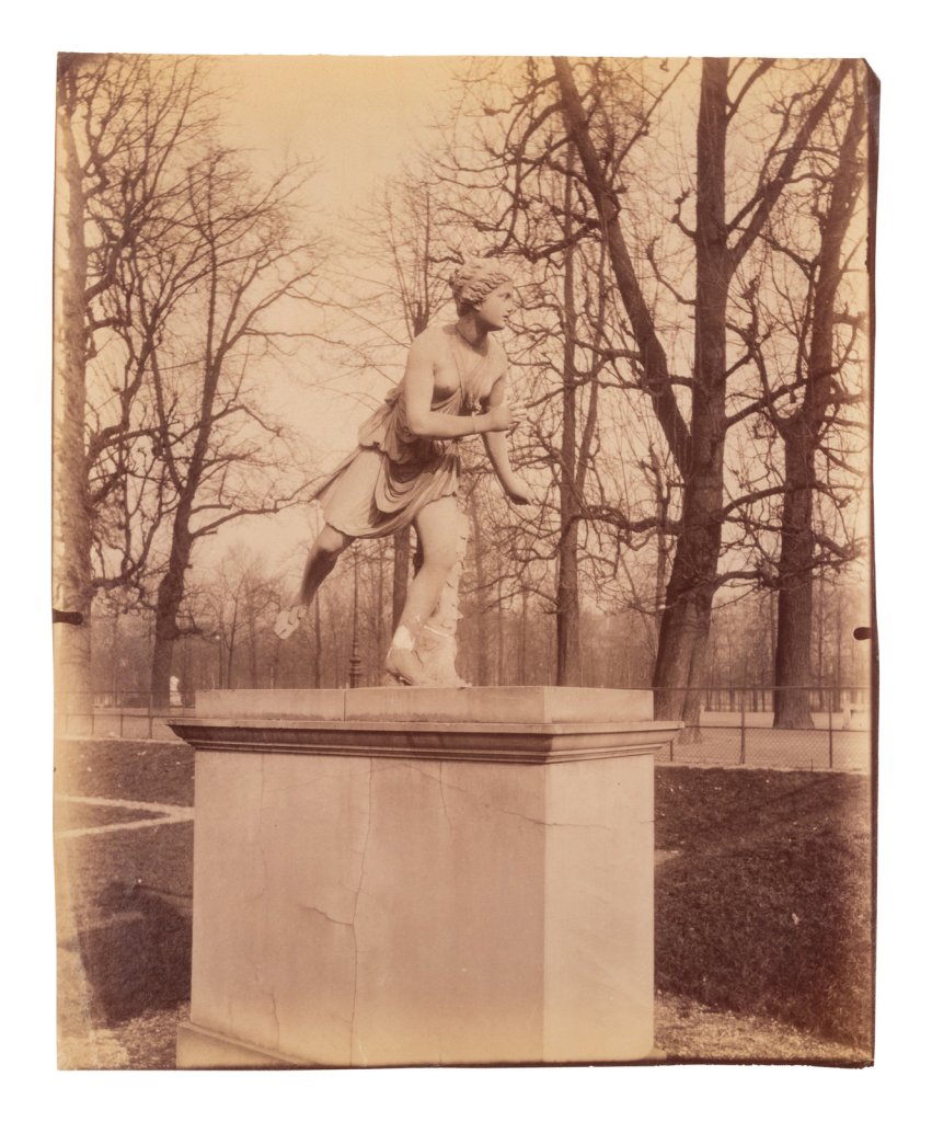 Eugène Atget (French, 1857-1927) 'Tuileries – Coureuse par Coustou' 1907
