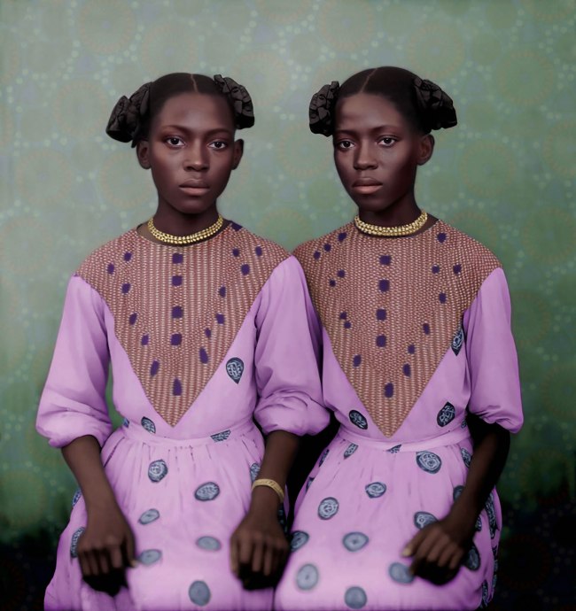 Rozemarlin Borkent (Dutch, b. 1987) "Ada and Amara" from the project 'I am that I am' Nd