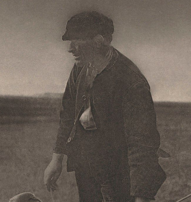 Peter Henry Emerson (British born Cuba, 1856-1936) 'The Poacher – A Hare in View' 1888 (detail)