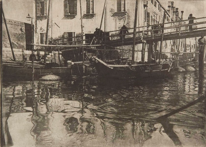 James Craig Annan (British, 1864-1946) 'A Black Canal' 1894