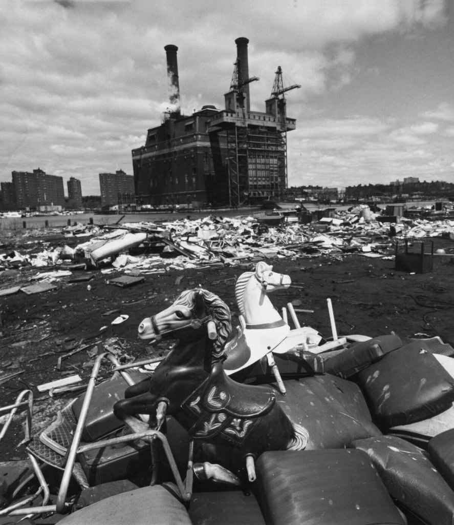 Arthur Tress (American, b. 1940) 'Hobby Horses, Harlem River, Bronx, New York' 1970