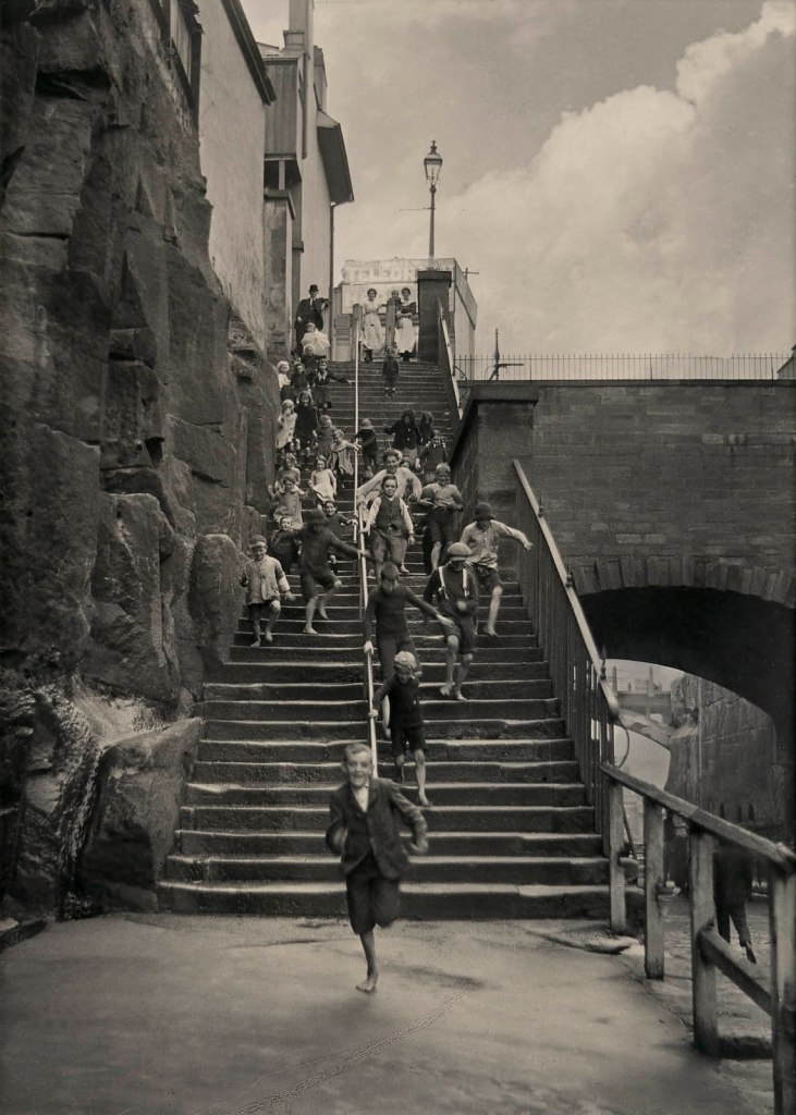 Harold Cazneaux (Australian born New Zealand, 1878-1953) 'Fairy Lane steps' 1910