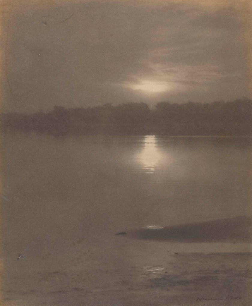 Norman Deck (Australian 1882-1980) 'Sunset, Parramatta River' 1909