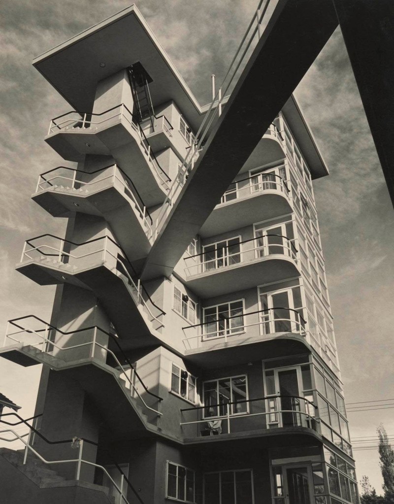 Dacre Stubbs (English 1910-2001, Australia 1948-2001) 'St George's Road flats' 1953