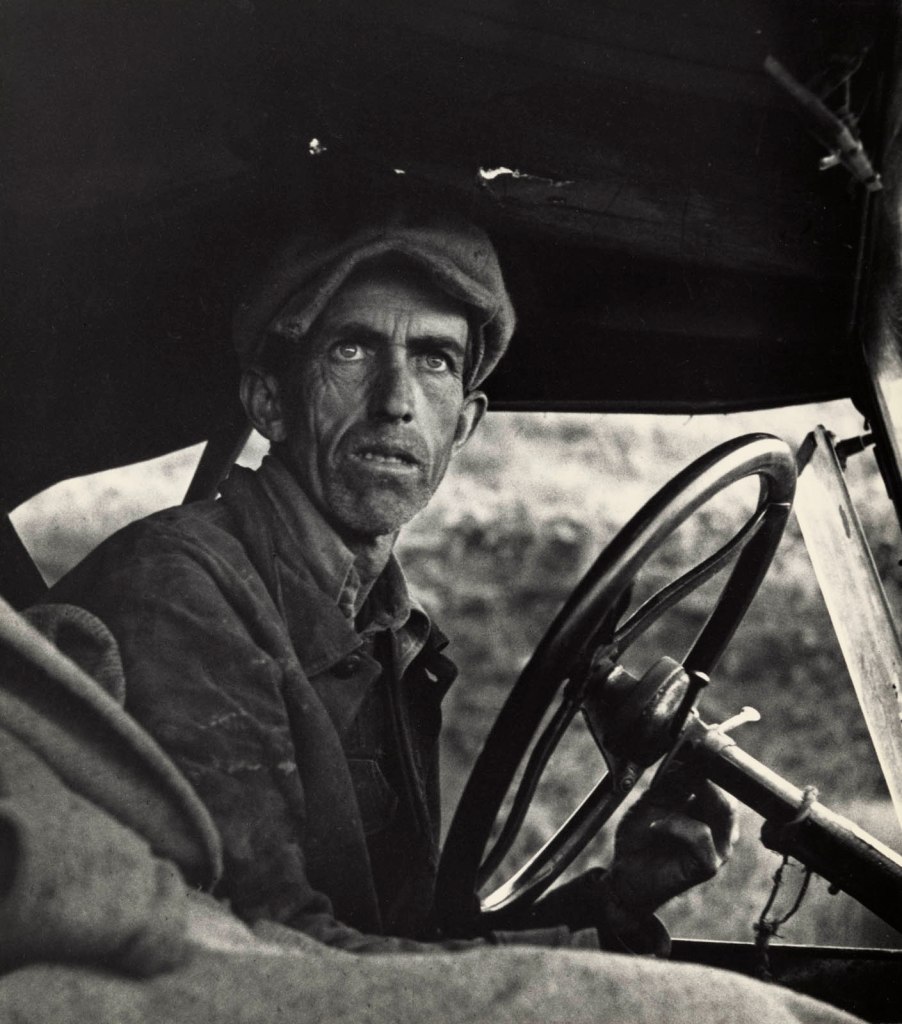 Dorothea Lange (American, 1895-1965) 'Once a Missouri farmer, now a Migratory Farm Laborer. San Joaquin Valley, California' February 1936, printed c. 1965