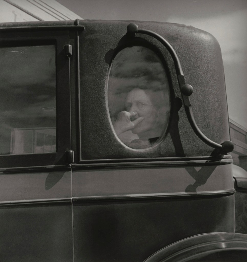 Dorothea Lange (American, 1895-1965) 'Funeral Cortege, San Joaquin Valley, California' 1938, printed early 1950s