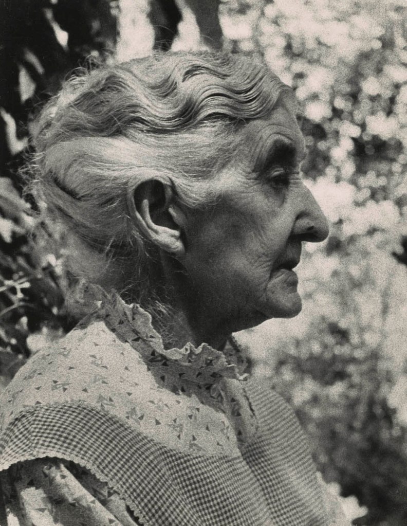 Dorothea Lange (American, 1895-1965) 'Mary Ann Savage, a Faithful Mormon All Her Life, Toquerville, Utah' 1931, printed c. 1950