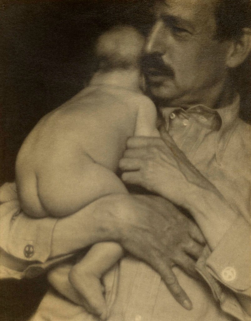Dorothea Lange (American, 1895-1965) 'Maynard Dixon and Son Daniel' 1925