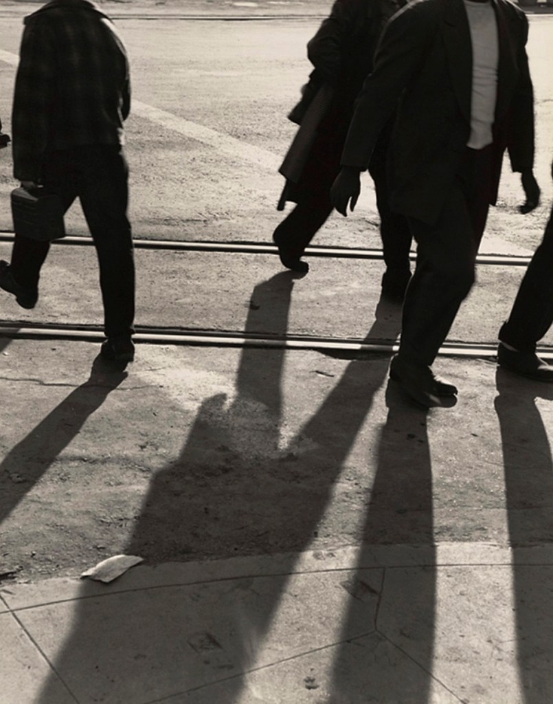 Dorothea Lange (American, 1895-1965) 'End of Shift, Richmond, California' 1942, printed 1965
